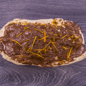 pinsa crema cioccolato arancio