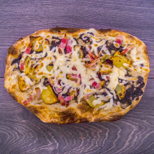 pinsa tartufo patate pancetta mozzarella