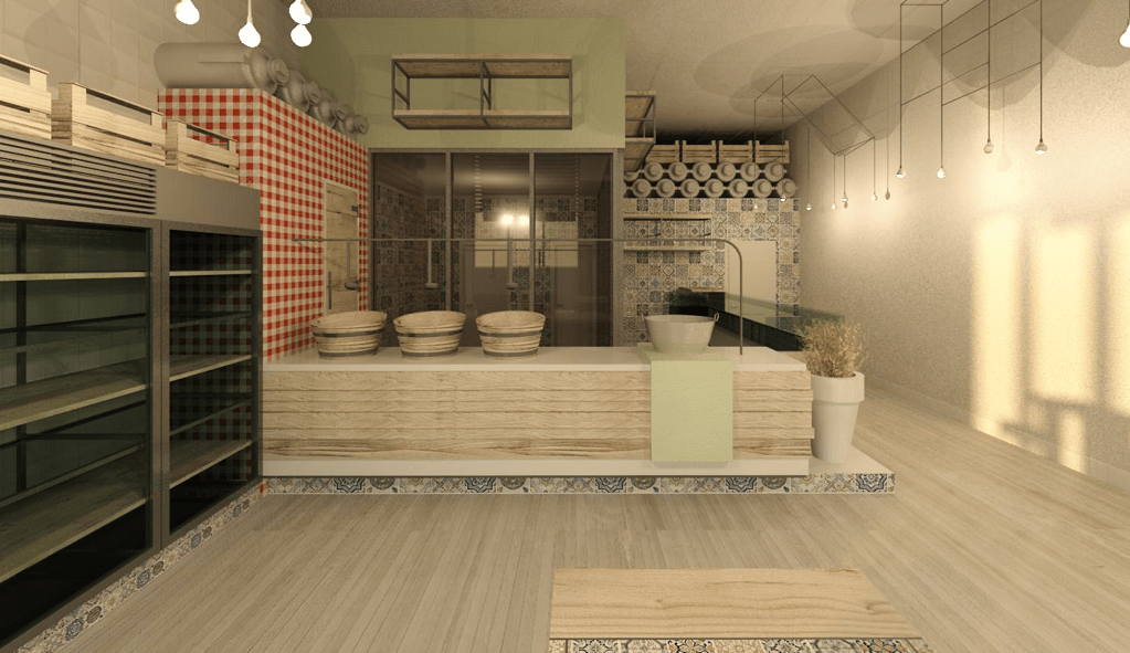 pinsarella layout negozio franchising